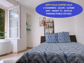 Apt 67m2 hyper centre: 2 chambres, cuisine TV wifi - Image 2