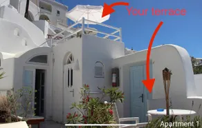 BRIGA VILLAS  Studio 1 - private terrace. Astonishing view of Caldera /volcano - Image 3