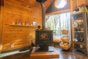 Luxurious European Chalet in the Forest with Riverview - Image 4