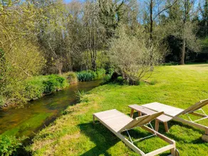 18th century barn of the Kerguerhent mill, its river, forest and meadows. - Image 2
