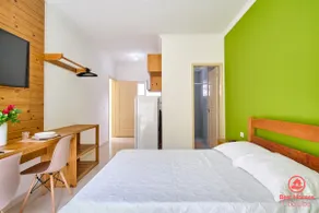 Studio with pool and kitchen, 2-minute walk to the beach - Image 4