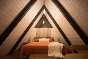 Cozy Mid Century A- Frame Cabin Romantic + Hot tub - Image 3