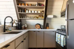 Cozy Mid Century A- Frame Cabin Romantic + Hot tub - Image 5