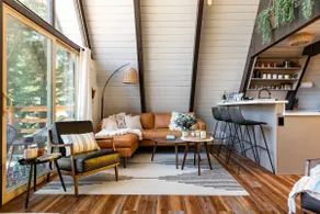 Cozy Mid Century A- Frame Cabin Romantic + Hot tub - Image 2