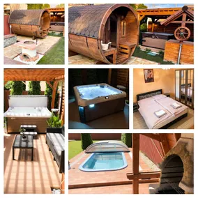 Sunny Jacuzzi Sauna Pool House Siófok - Image 2