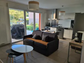 3-star 2-room apartment 100 m from the lake with terrace and garden - Image 4