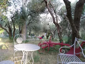 Detached cottage surrounded by greenery with a park. - Image 3