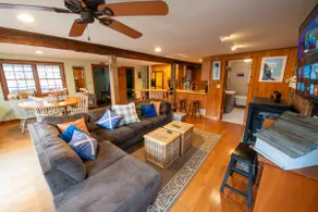 Home w/ Private Riverfront Trails Near Okemo - Image 4