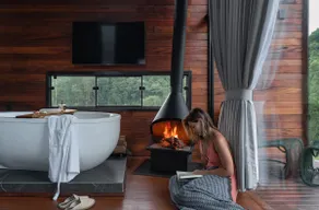 Cabin with whirlpool and mountain view - Image 5
