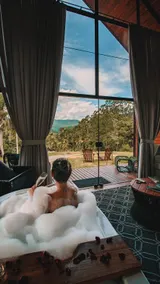 Cabin with whirlpool and mountain view - Image 3