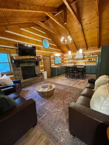 Family friendly cabin, Screened porch, Fire pit - Image 3