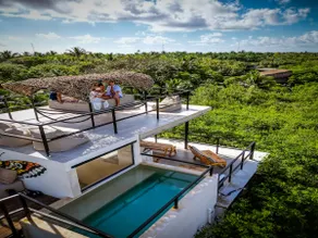 Stylish Room in Tulum + Rooftop Pool + AC - Image 4