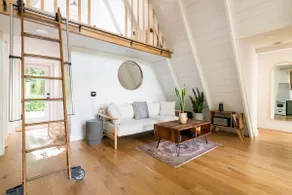 Modern A-Frame Cabin with Loft, Firepit and Grill - Image 3