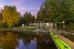 Lakefront cottage with Fireplace Sauna Mini forest - Image 2