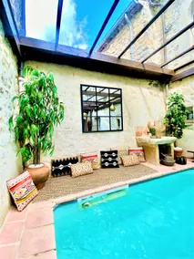 Group cottage 19p, 9 bedrooms, heated indoor pool - Image 3