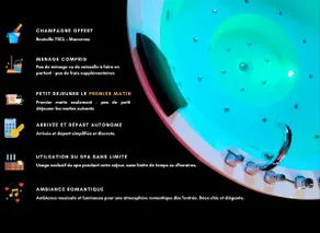 ❤️ Le Secret – Private Jacuzzi – Romantic night - Image 2