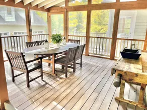 Private Forest Road to Upscale Lodge w/ Hot Tub, Sauna, Golf Cart, Bocci Court - Image 2
