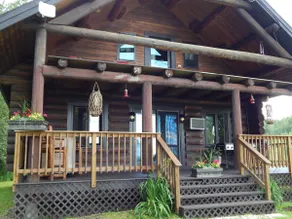 Cozy log cabin, w/g/fireplace, and mountain views - Image 4