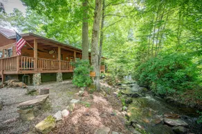 Creekfront Cabin w/ Hot Tub! Motorcycle Friendly! - Image 2