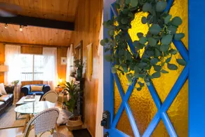 The Oak & Ember Cabin | Fireplace • Screening Room - Image 4