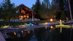 Waterfront Log Home | Private Dock | Expansive Beautiful Yard and Gardens - Image 2