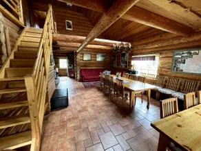 Log house with pond and barbecue house - Image 2