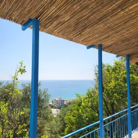 Balcony overlooking the Ionian Sea and under the centuries-old olive trees - Image 2