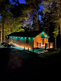 WATERFRONT CABIN PRIVATE BEACH HOT TUB FIRE RING FISH HIKE KAYAK - Image 4