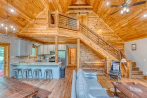 Summer escape! Creek View! Hot Tub! 4 Fireplaces - Image 4