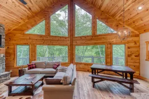 Summer escape! Creek View! Hot Tub! 4 Fireplaces - Image 5