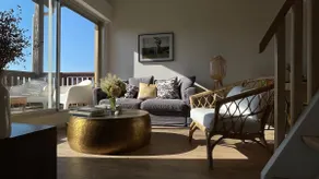 Bohemian duplex, sea view, feet in the sand - Image 3
