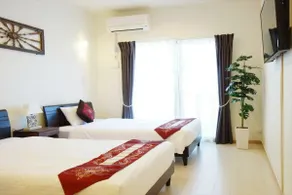 Open and clean villa-style condominium/WiFi/about 5 minutes on foot to American Village/up to 5 people - Image 3