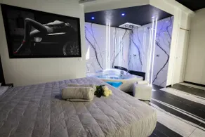 BLACK&WHITE SWIMMING POOL JACUZZI SHOWER 4 FUNCTIONS CROM - Image 3