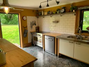 Wooden Lodge with wood burning stove and fire pit. - Image 3