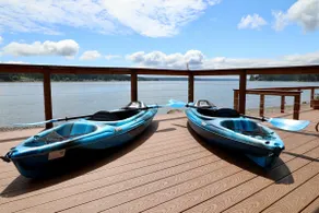Modern Beachfront Cabin with Hot Tub and Kayaks - Image 4
