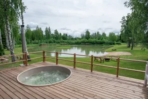 Modern holiday house on the shore of a waterhole with a sauna - Image 5