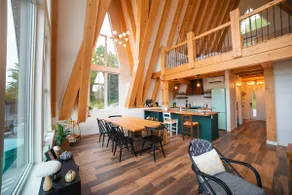 Private Waterfront Timber A-Frame • Hot Tub•2 Acre - Image 4