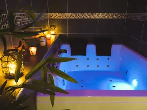 Private suite with hot tub and sauna - Image 1