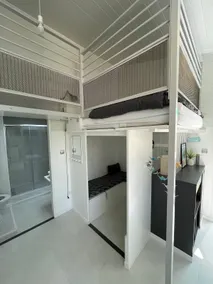 Studio with mezzanine and private terrace - Image 5
