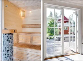 2 Guest houses with sauna and hot tub in Marielund - Image 5