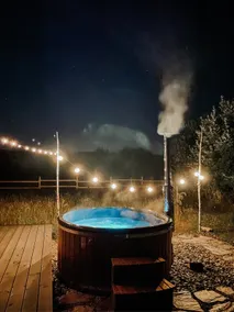 Popielato - a house with a hot tub and fireplace - Image 5