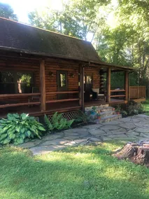 LOG  CABIN IN ZEN FOREST - Image 3