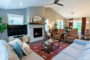 Cozy Modern Home with Indoor Fireplace - Image 3
