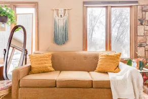 Intimate Boho Oasis with Indoor Wood Burning Stove - Image 3
