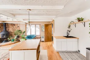 Intimate Boho Oasis with Indoor Wood Burning Stove - Image 2