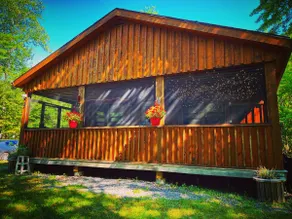 Falls Lake Burrow - Private Cottage with Screened-in Hot Tub - Image 3