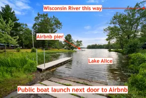 Cozy Lake Alice Cottage Next to Trails & WI River! Pet Friendly! - Image 4