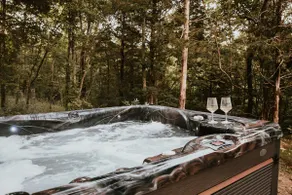 Romantic Cozy Cabin Getaway w/ Firepit & Hot Tub - Image 5