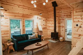 Romantic Cozy Cabin Getaway w/ Firepit & Hot Tub - Image 4