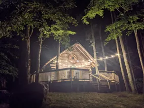 Rustic Retreat with Hot Tub-Cozy Log Cabin Getaway - Image 2